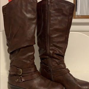 brown boots size 9